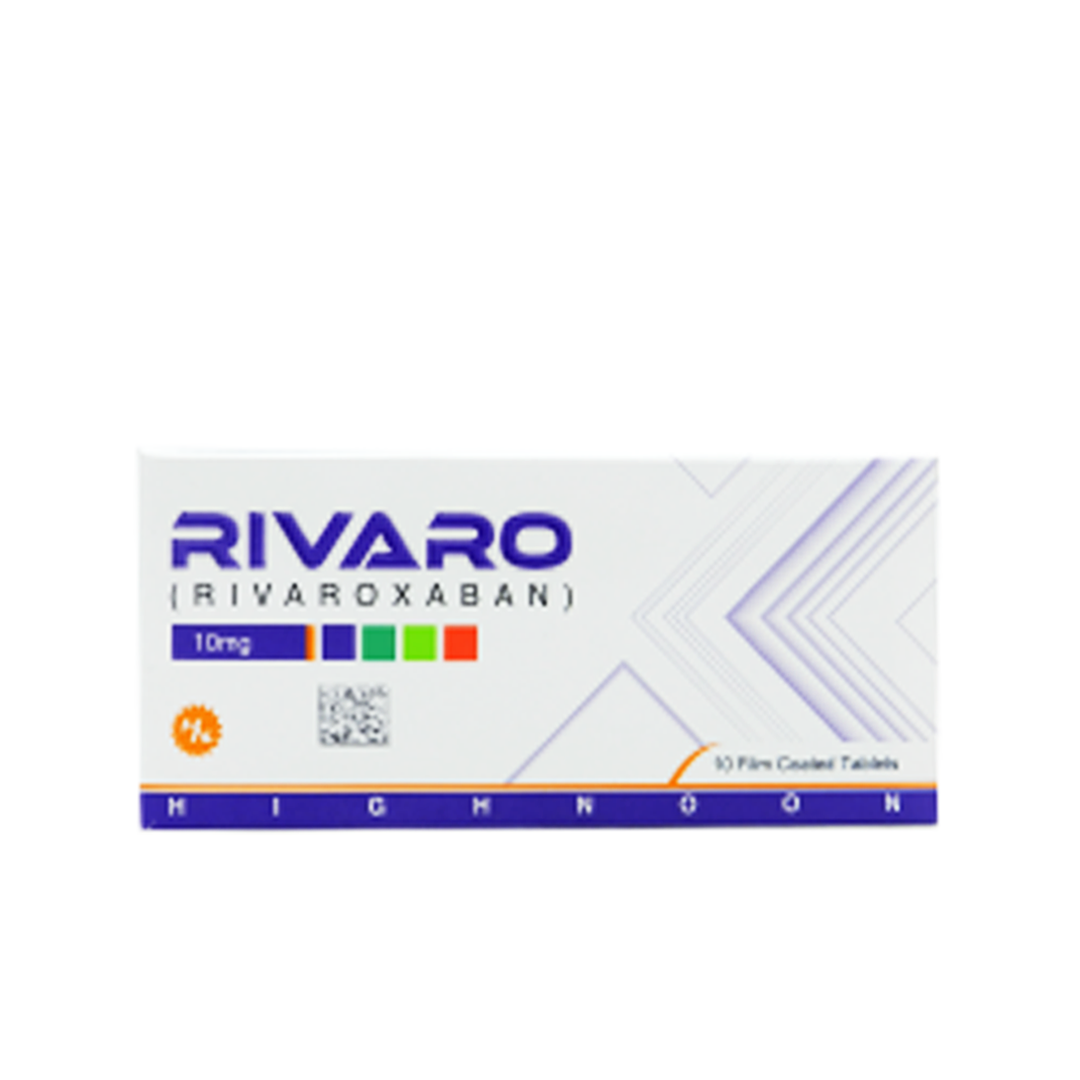 Rivaro (Rivaroxaban) 10mg, 10 Ct - Highnoon