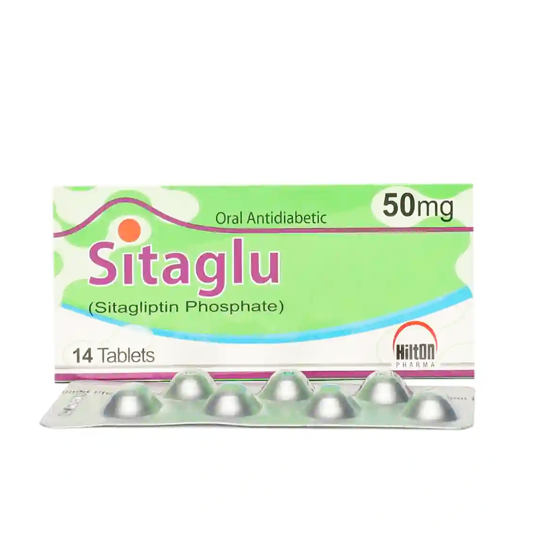 Sitaglu (Sitagliptin) 50mg, 14 Ct - Hilton
