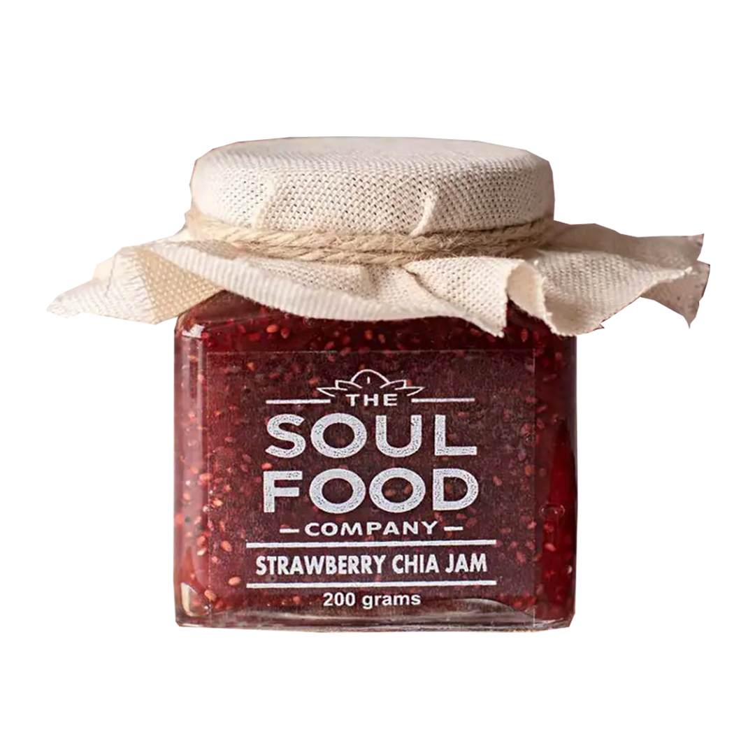 Strawberry Chia Jam 200g - The Soul Food Company