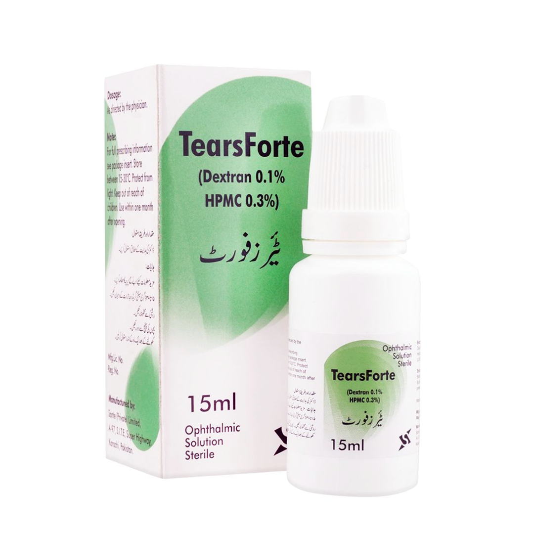 Tears Forte Ophthalmic Solution, 15ml - Sante