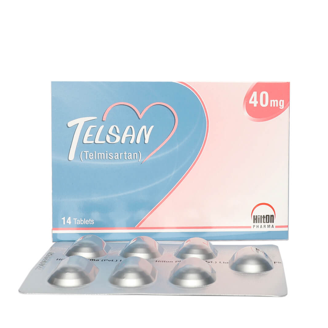 Telsan (Telmisartan) 40mg, 14 Ct - Hilton