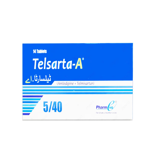 Telsarta-A Tablet 5/40mg, 14 Ct - PharmEvo