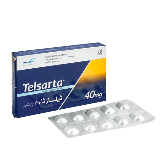 Telsarta Tablet 40mg, 10 Ct - PharmEvo