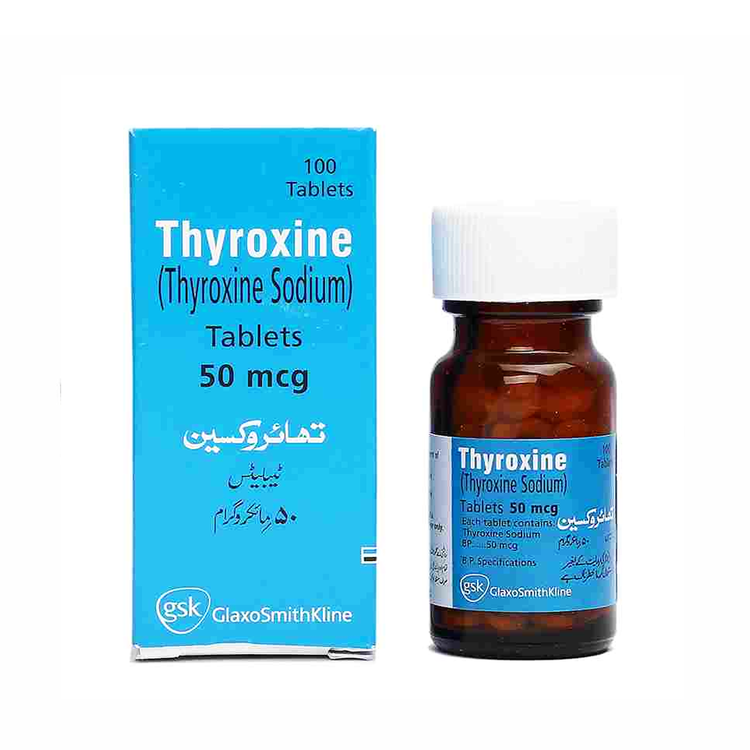 Thyroxine (Levothyroxine), 100 Ct - GSK