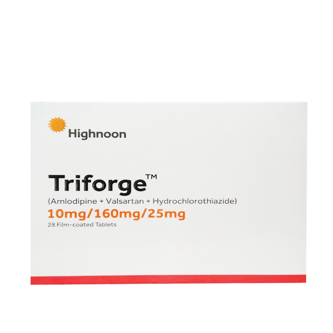 Triforge 10mg/160mg/25mg, 28 Ct - Highnoon