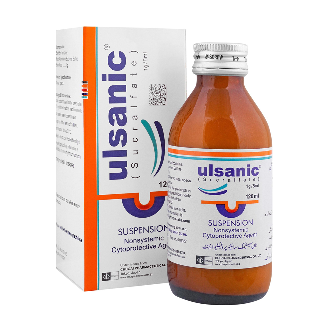 Ulsanic 1g/5ml Suspension, 120ml - Highnoon