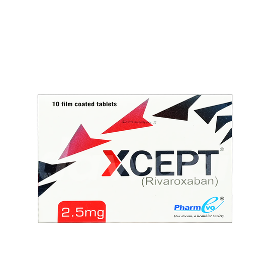 Xcept Tablet 2.5mg, 10 Ct - PharmEvo