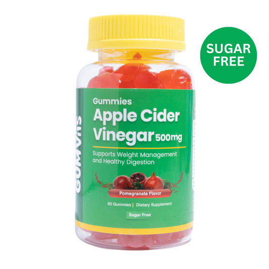 Gumvits Apple Cider Vinegar 500mg Gummies, 60 Ct