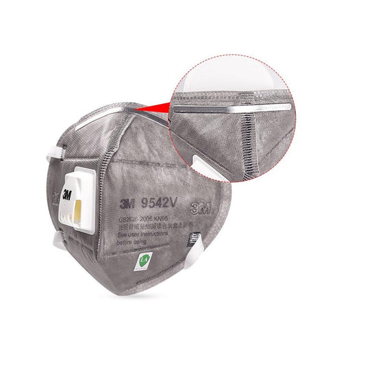 3M 9541V Carbon Respirator Mask with Valve Earloop, 1 Ct