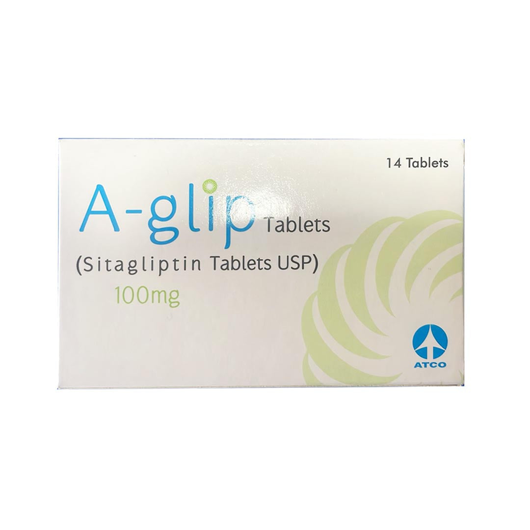 A-glip (Sitagliptin) 100mg, 14 Ct - ATCO