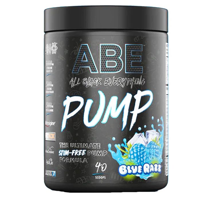 ABE All Black Everything Pump Blue Razz 500g Applied Nutrition