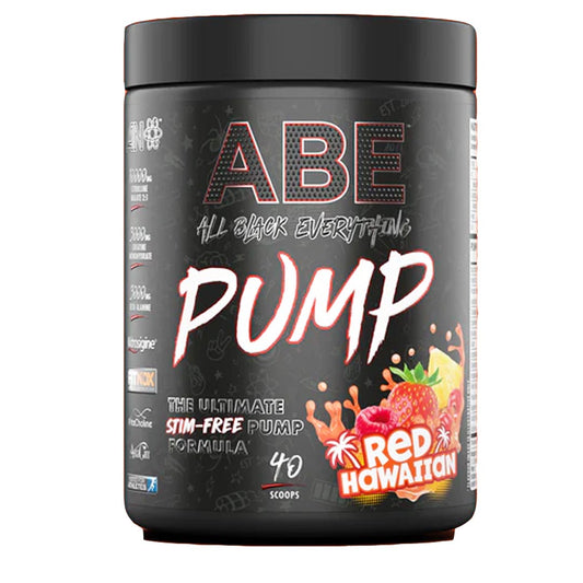 ABE All Black Everything Pump Red Hawaiian 500g Applied Nutrition