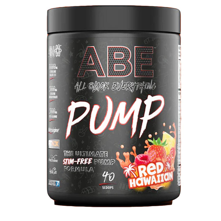 ABE All Black Everything Pump Red Hawaiian 500g Applied Nutrition