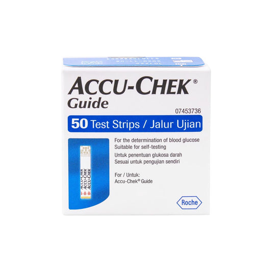 ACCU-Chek Guide Blood Sugar Test Strips, 50 Ct