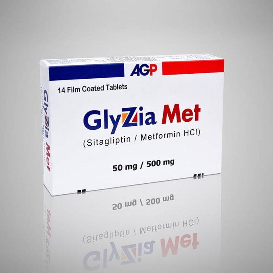 AGP Glyzia Met Tablets 50 500mg 14Ct