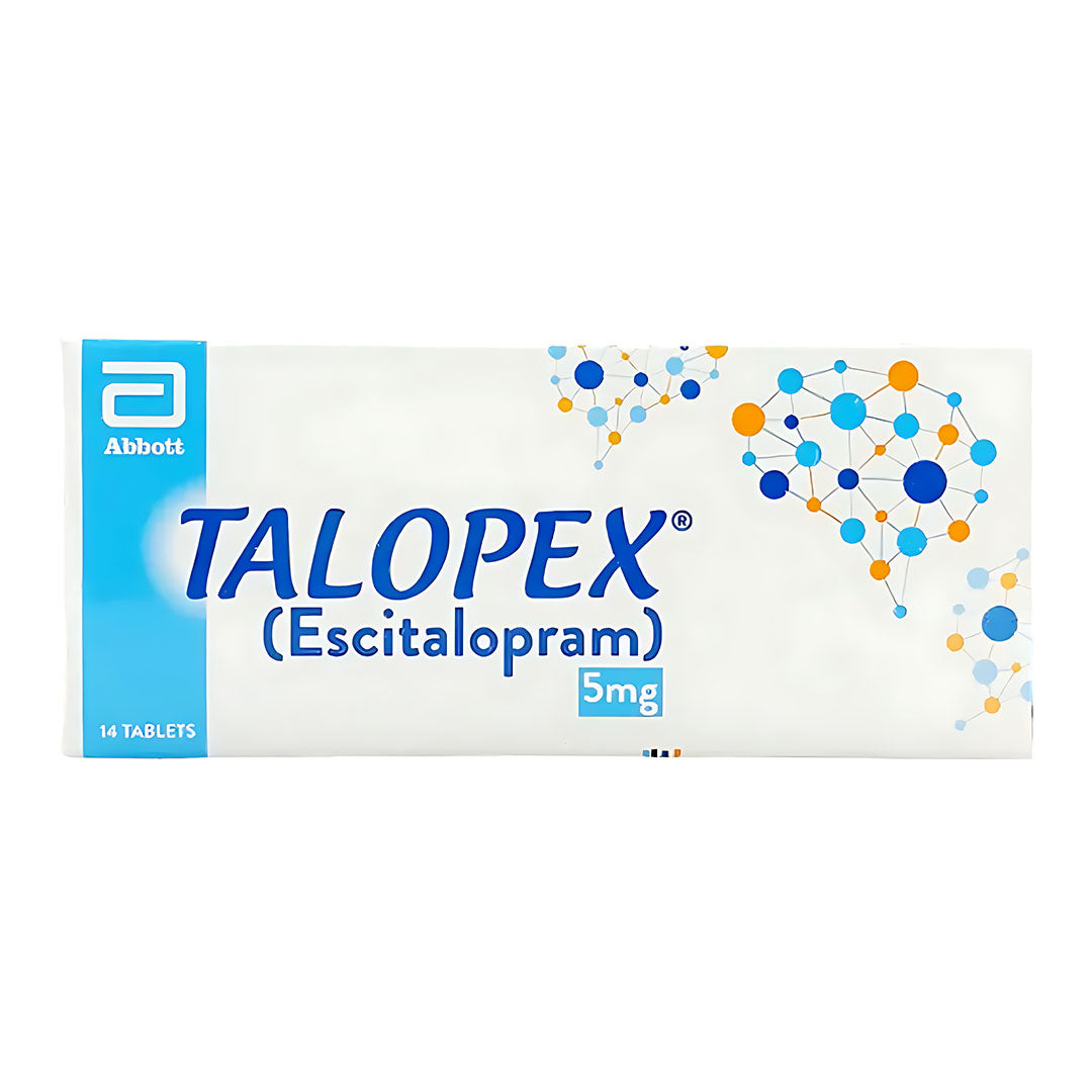 Abbott Talopex (Escitalopram) 5 mg, 14 Ct