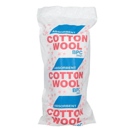 Absorbent Cotton Wool, 200g - Cotton Craft