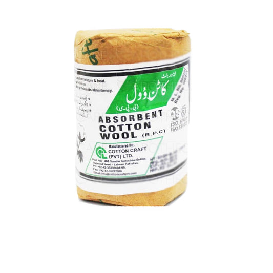 Absorbent Cotton Wool, 50g - Cotton Craft