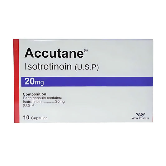 Accutane (Isotretinoin) 20mg, 10 Ct - Aims Pharma