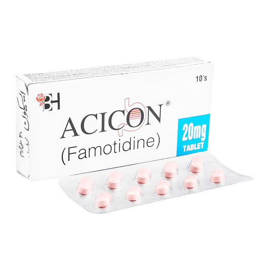 Acicon 20mg Tablets, 10 Ct - Barrett Hodgson