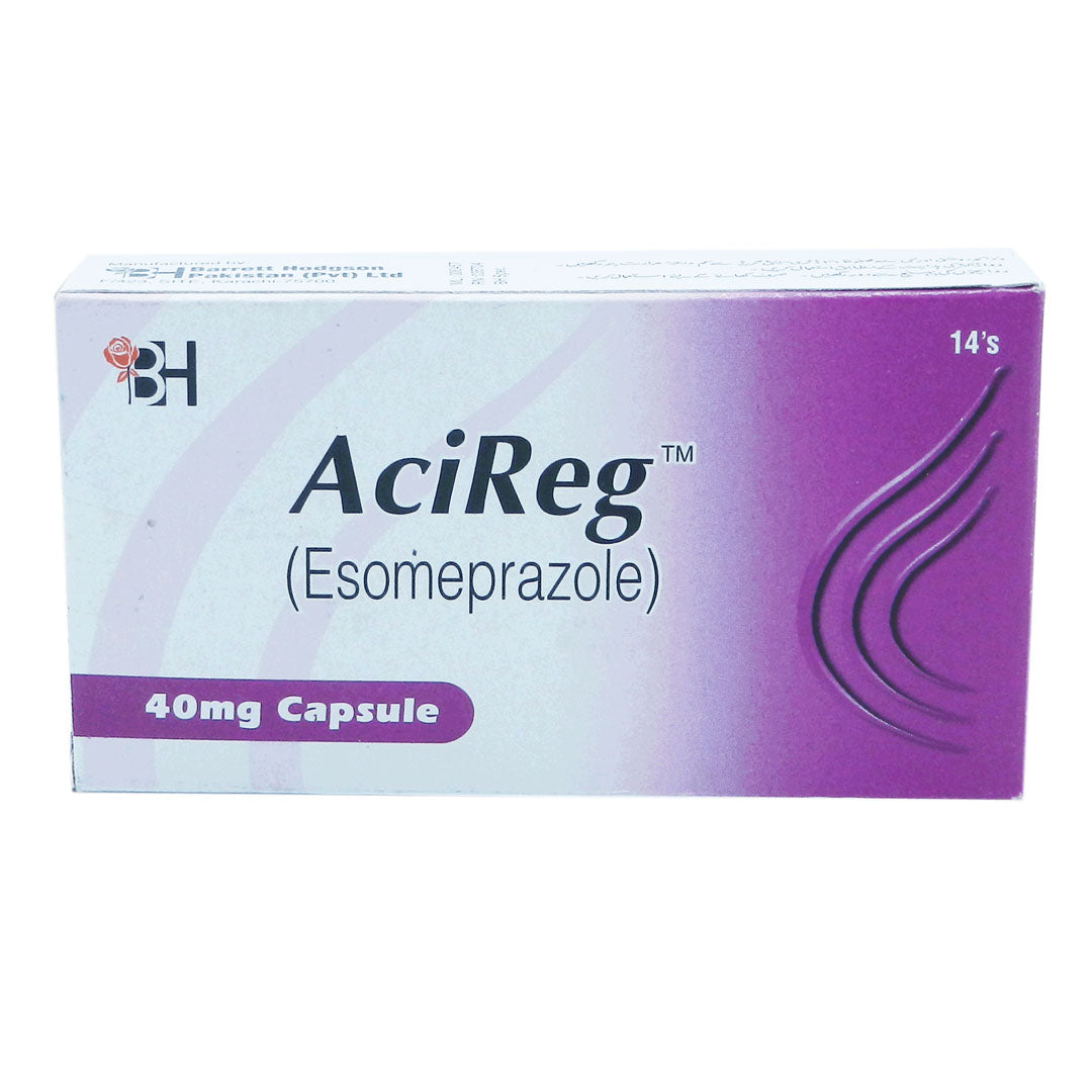 Acireg (Esomeprazole) 40mg, 14 Ct - Barrett Hodgson