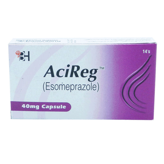 Acireg (Esomeprazole) 40mg, 14 Ct - Barrett Hodgson