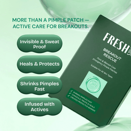 FreshLabs Breakout Rescue Acne Patches, 36 Ct