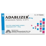 Adablizer (Aripiprazole) 10 mg, 30 Ct - Adamjee Pharma