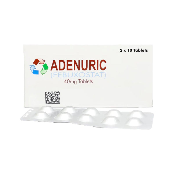 Adenuric Tablets 40mg, 20 Ct - SJG Pharma