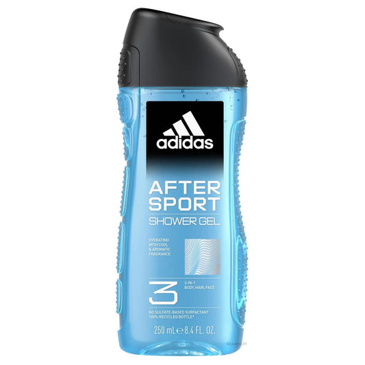 Adidas After Sport 3-in-1 Hydrating Shower Gel, 250ml