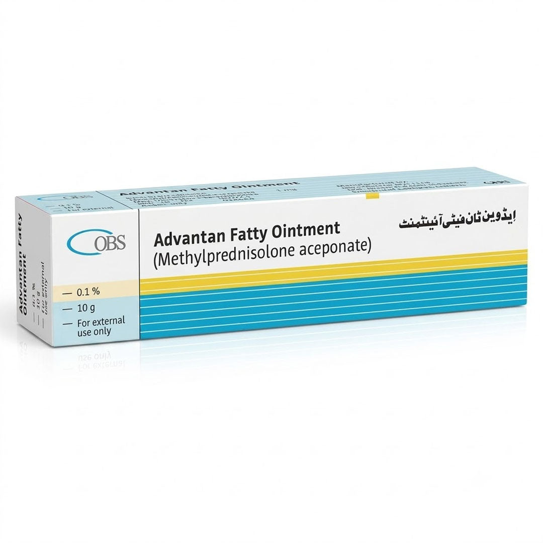 Advantan Fatty Ointment (Methylprednisolone Aceponate), 10g - OBS Pharma
