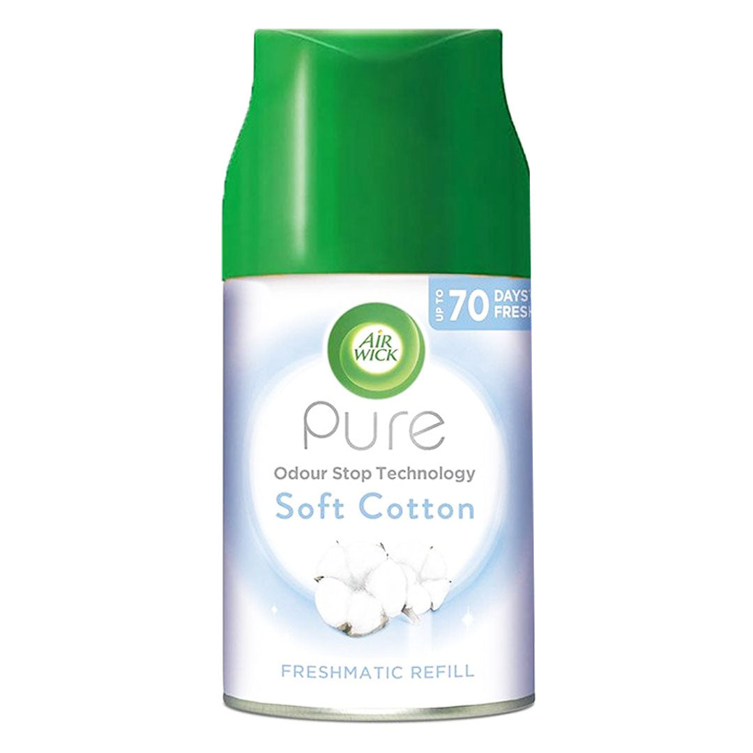 AirWick Pure Soft Cotton Air Freshener, 250ml