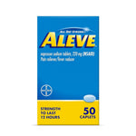 Aleve Pain Reliever/Fever Reducer 220mg, 50 Ct
