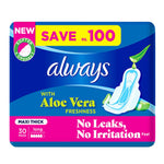 Always 3-in-1 Maxi Thick (Long) Sanitary Pads Value Pack, 30 Ct