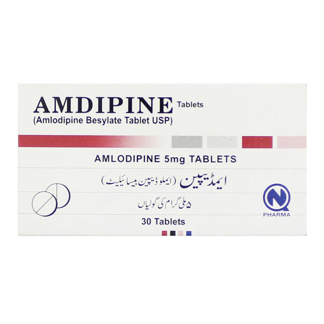 Amdipine (Amlodipine) 5 mg, 30 Ct - Nabiqasim
