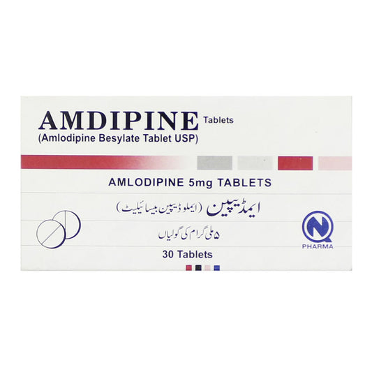 Amdipine (Amlodipine) 5 mg, 30 Ct - Nabiqasim