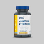 Applied Nutrition Magnesium & Vitamin D3 Capsules, 60 Ct