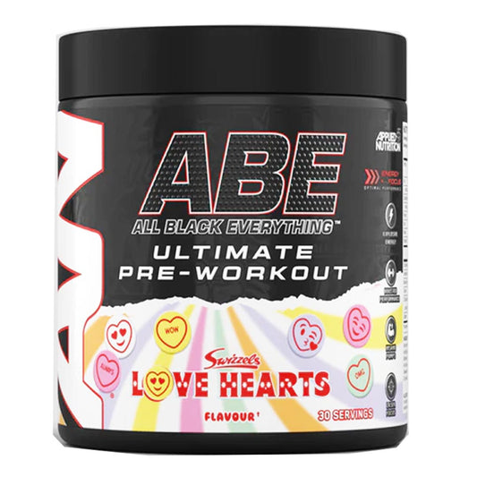 Applied Nutrition ABE All Black Everything Ultimate Pre-Workout Love Hearts, 375g