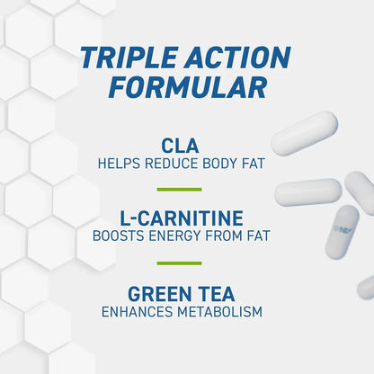 Applied Nutrition CLA + L-Carnitine & Green Tea Capsules, 100 Ct