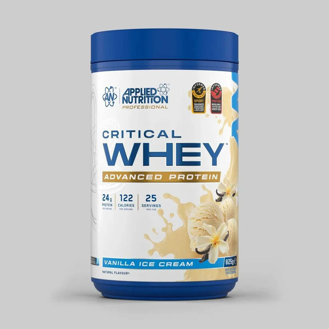 Applied Nutrition Critical Whey Advanced Protein Vanilla Ice Cream Flavor