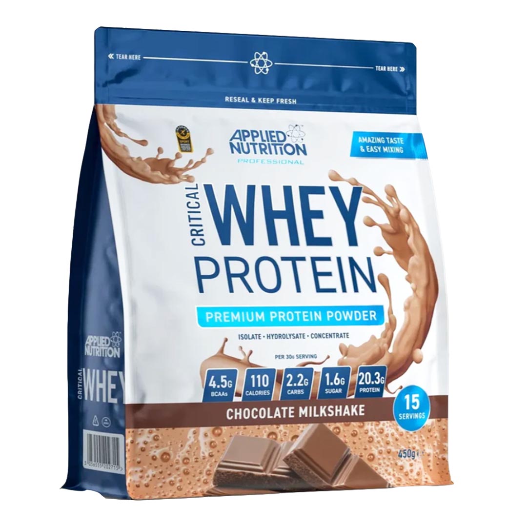 Applied Nutrition Critical Whey Protein Powder (Chocolate Milkshake), 450g