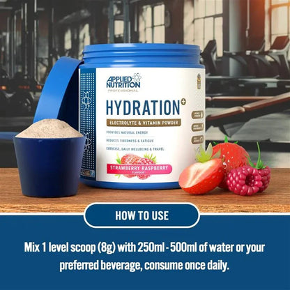 Applied Nutrition Hydration+ Electrolyte & Vitamin Powder How To Use