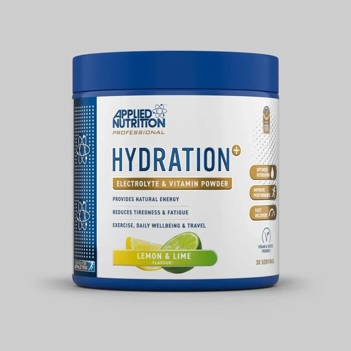 Applied Nutrition Hydration+ Electrolyte & Vitamin Powder Lemon & Lime Flavor