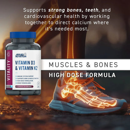 Applied Nutrition Vitamin D3 & K2, 60 Ct Information 2