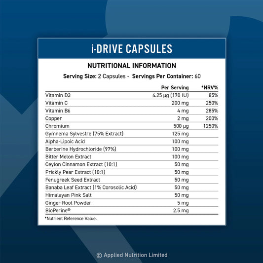 Applied Nutrition i-Drive Capsules, 120 Ct