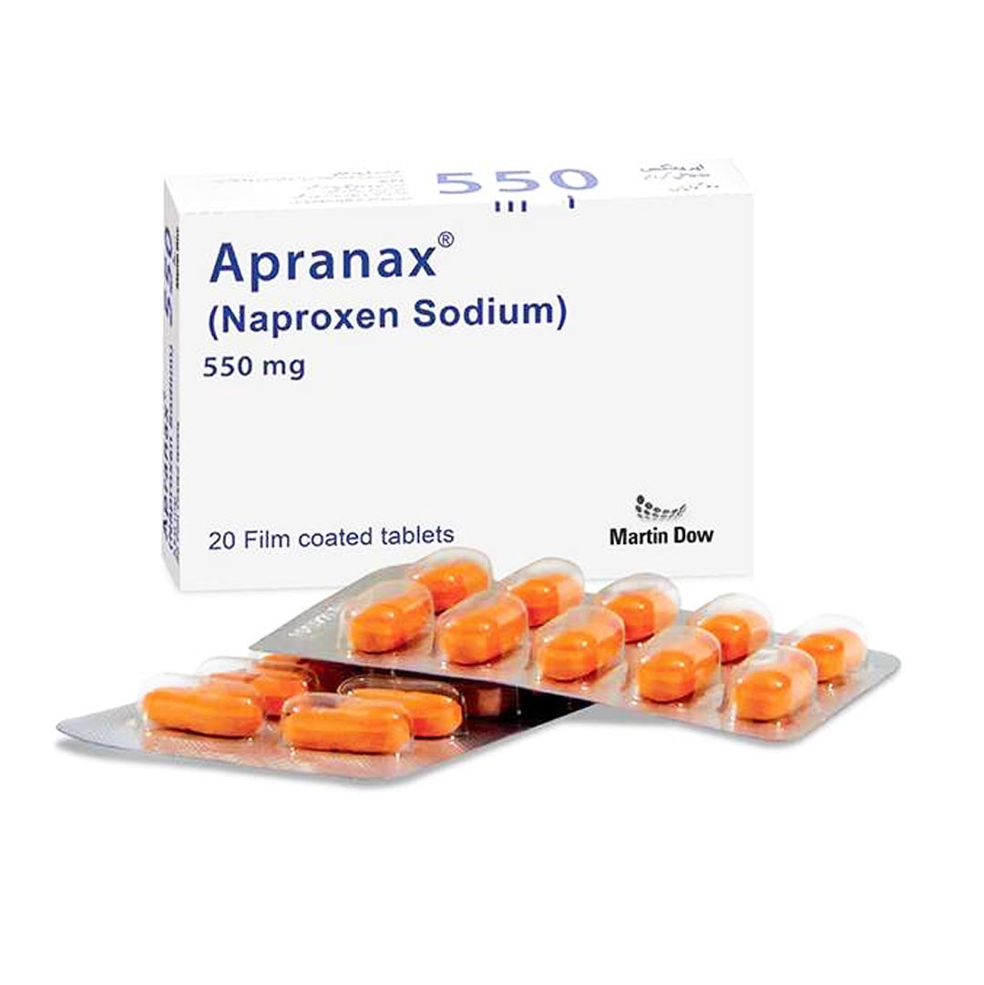Apranax Tablets 550mg, 20 Ct - Martin Dow
