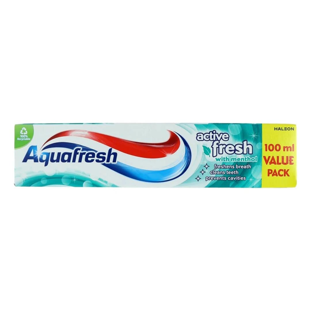 Active Toothpaste Buy Aquafresh Active Fresh with Menthol Toothpaste , 100ml Online in ...