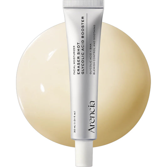 Arencia Facial Moisturizer Eraser Shot Glycolic Acid Booster, 30ml