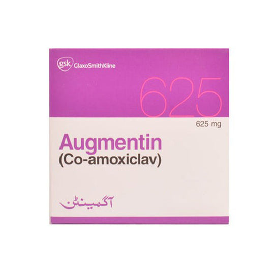 Augmentin (Co-Amoxiclav) 625mg, 12 Ct - GSK