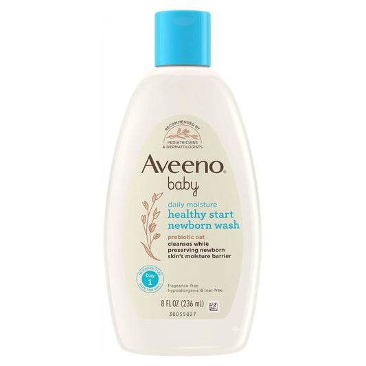 Aveeno Baby Daily Moisture Healthy Start Newborn Wash, 236 ml